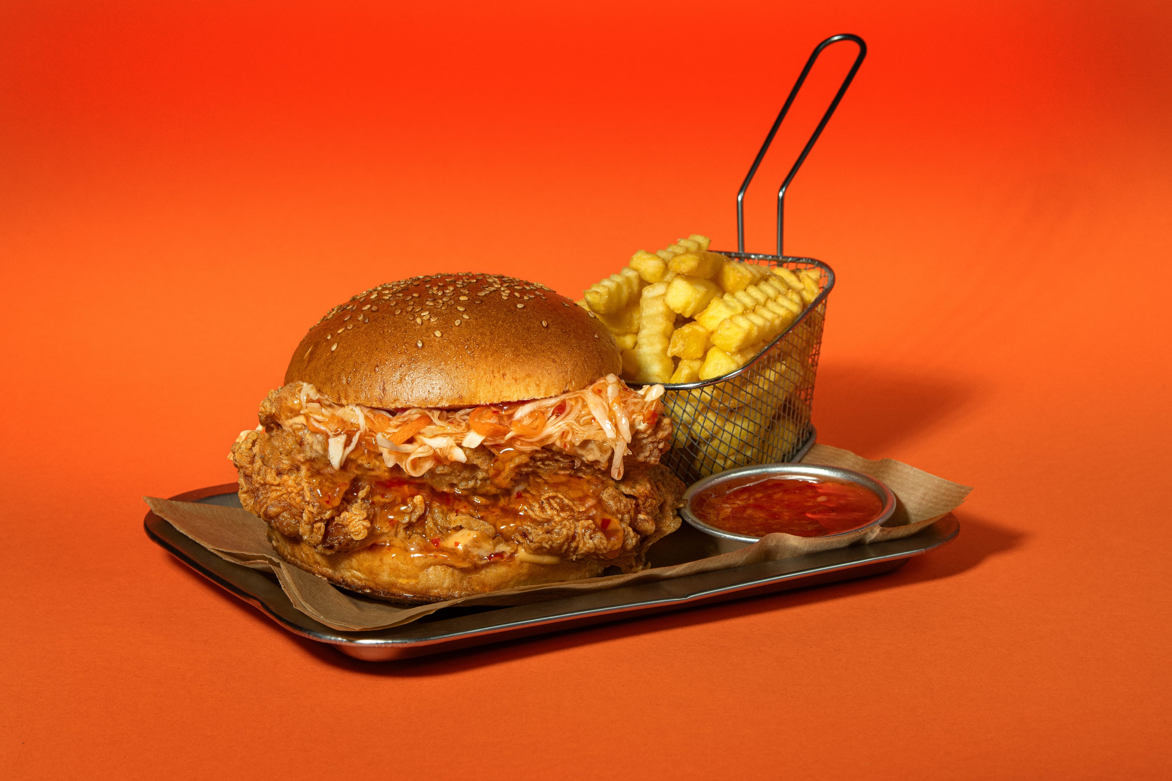 Sweet And Spicy Burger Combo
